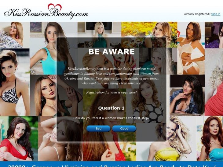Kiss Russian Beauty Website